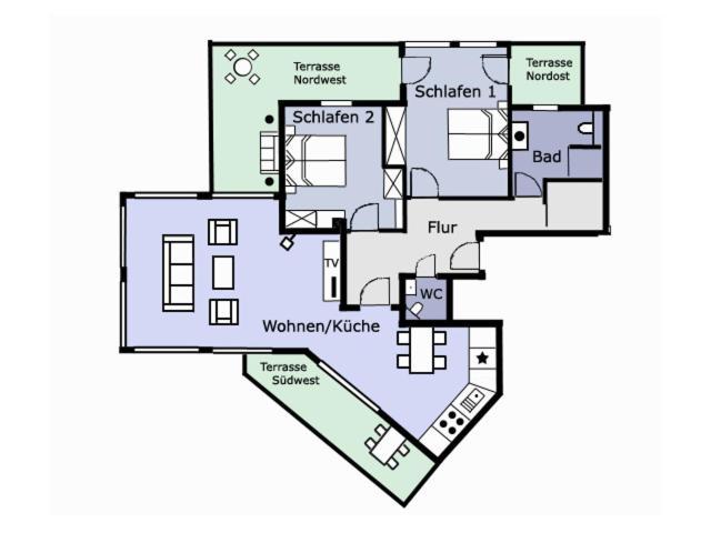 Appartement Meeresrauschen Baabe Luaran gambar
